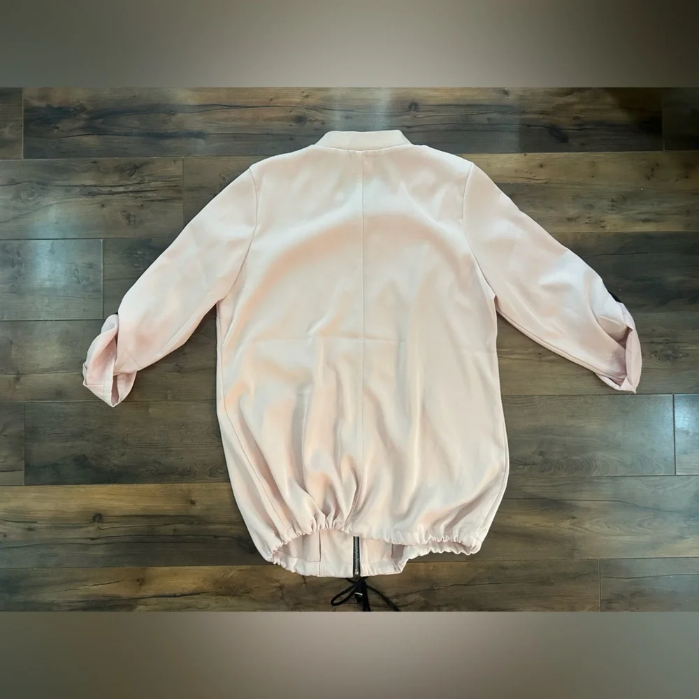 Zenergy by Chico’s Pink Bomber Jacket – Size 2 (M/L) - Picture 8 of 10